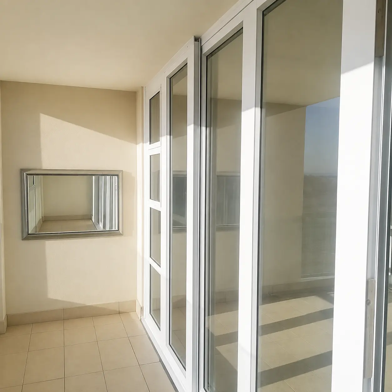 Interior end detail of the heavy-duty Palace door in Milnerton